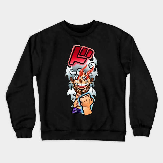 gear 5 Crewneck Sweatshirt by primemoment